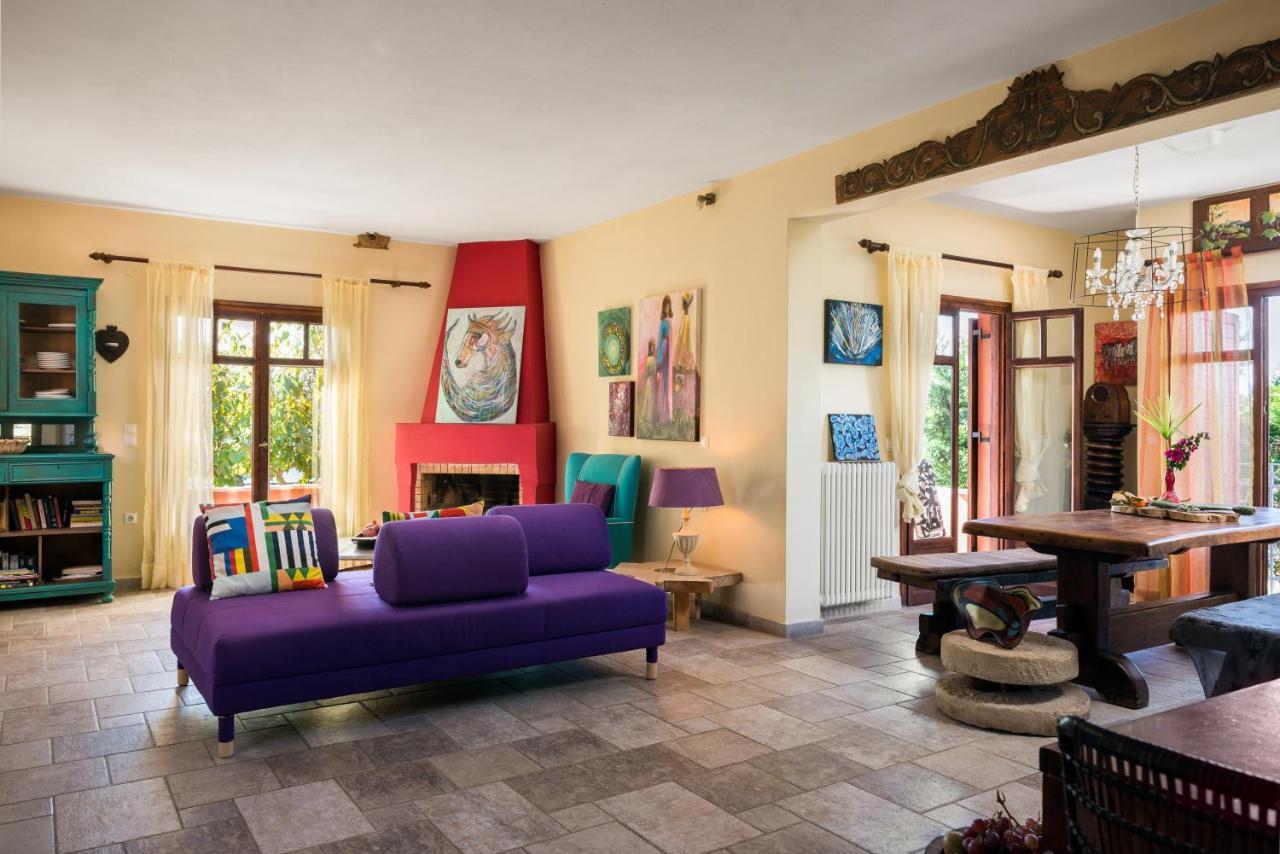 Beachfront Villa Meliti Ágios Matthaíos Eksteriør bilde